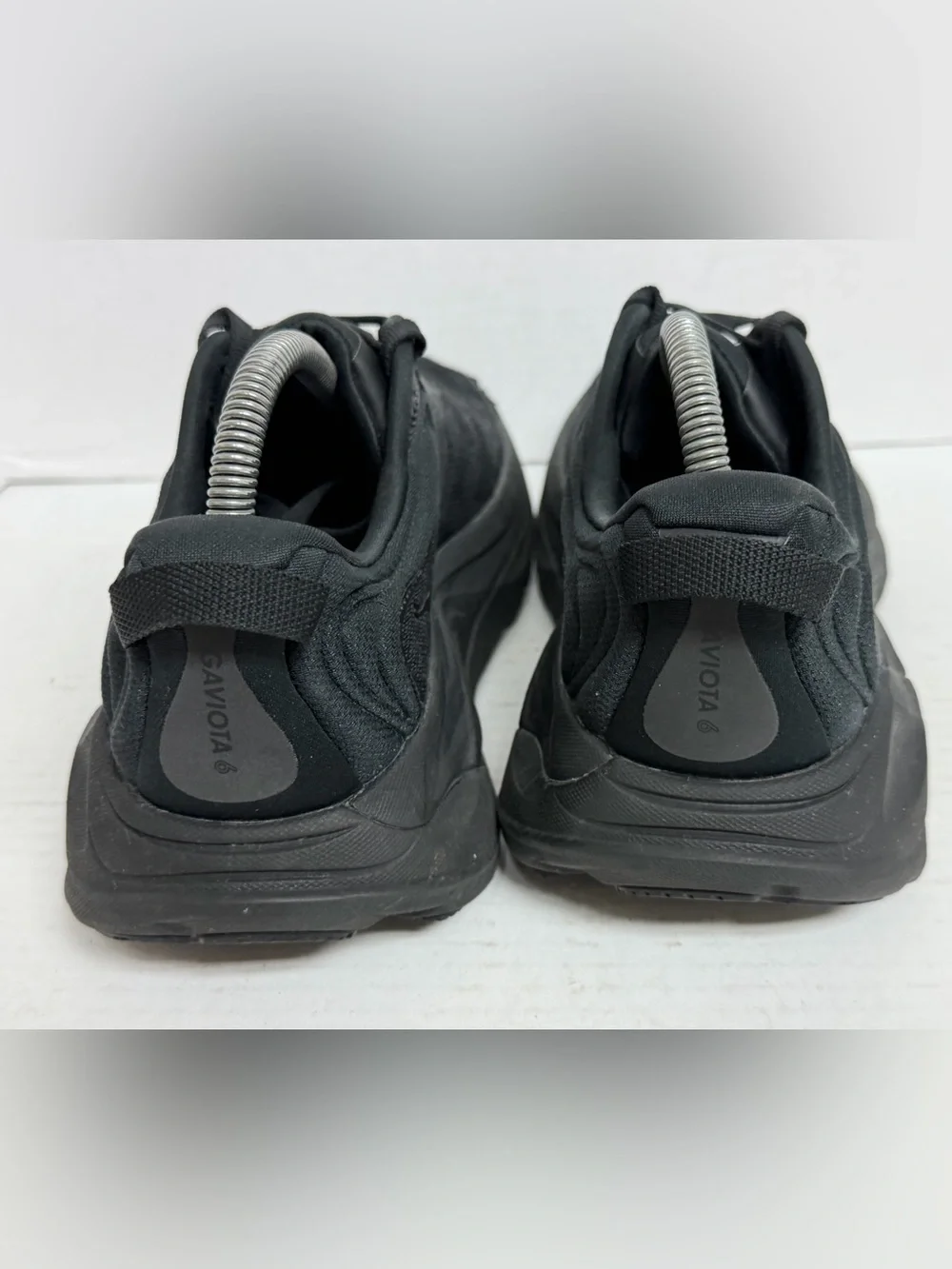 Hoka One One Gaviota 6 Women Size 9 B Black Athletic Running Shoes 1171933 BBLC
